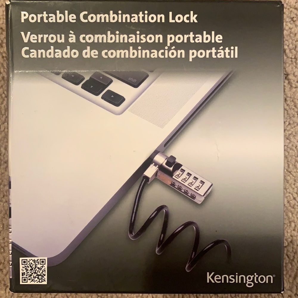 Portable Laptop Combination Lock